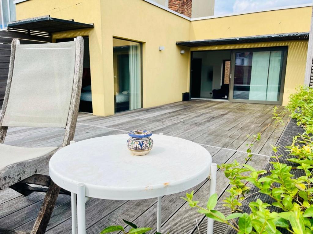 Down Town Penthouse With Private Parking Apartment Bruxelles Exterior foto
